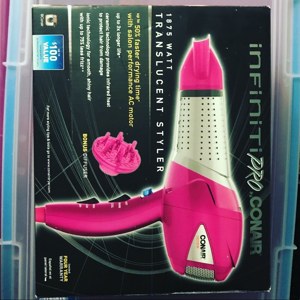 ♥️ SOLD ♥️ Infiniti pro conair hair blower